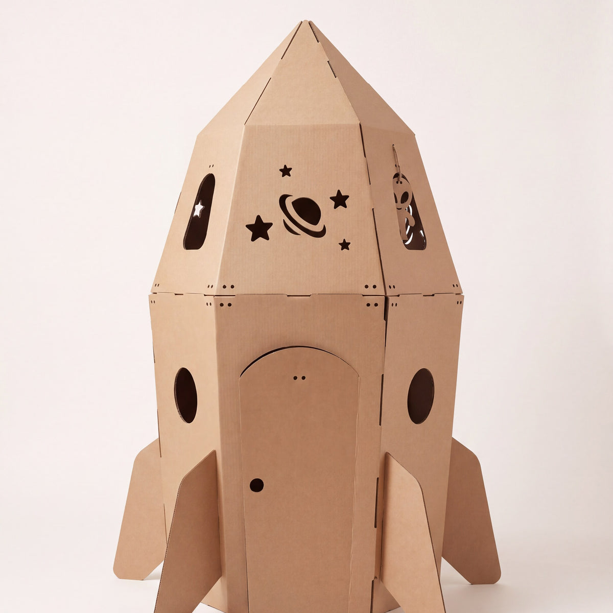 DUDUK Rocket — life-size paintable space-themed playhouse